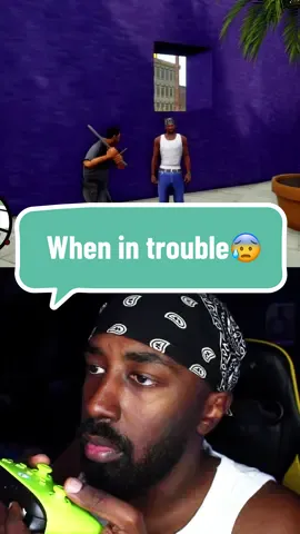 A post by @xzit_thamer on TikTok caption: When you are in trouble remember this! 😨