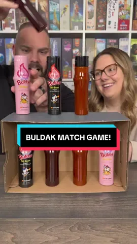 A post by @games4two on TikTok caption: Come Play Match Game With Us, Featuring Buldak!!! @Buldak #buldak #buldakhotsauce #rockethot #ridethebuldakblast #TheBuldakBlast