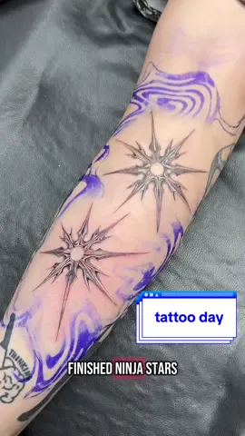 A post by @onlyjayus on TikTok caption: guess how many tattoos I have now 👀