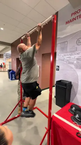 A post by @thekelleyfamily on TikTok caption: One of the many reasons why we shouldn’t have my dad and husband together!!!😂🫠 #dadjokes #comedy #pullupfail #fyp 