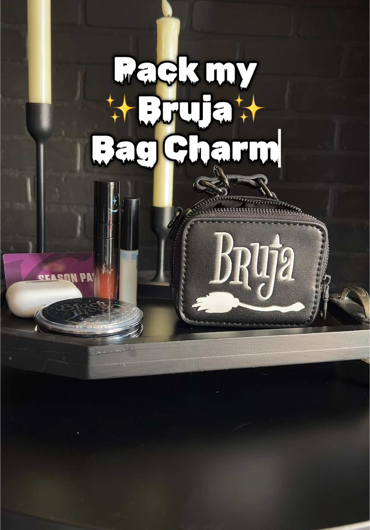 A post by @backstitchbruja on TikTok caption: Bag Charms drop ✨FRIDAY✨ #backstitchbruja #bruja #witchy #mexicantok 