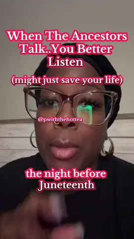 A post by @pwiththehottea on TikTok caption: Def saved yours…on Juneteenth no less!! 😳🖤💚♥️#storytime #juneteenth #fyp 