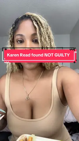 A post by @desssstyneeee on TikTok caption: NOT GUILTY but who is #karenread #johnokeefe #karenreadtrial 