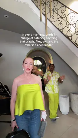 A post by @tracieandcheryl on TikTok caption: Which one are you? 🫢 #tracieandcheryl #theaunties #wives #funny 