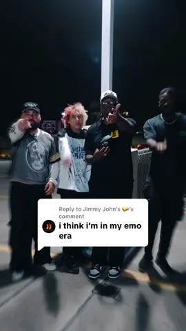 A post by @magnoliapark on TikTok caption: Replying to @Jimmy John’s 🥪 I think Jimmy’s is in his Emo Phase 🖤 #emo #RockMusic #foryoupage #foryourpage #emomusic #NewMusic 