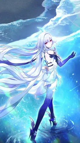 A post by @genshinimpact_en on TikTok caption: Skirk, have you become a positive light in this world? #GenshinImpact5ꓸ7 #Skirk #FightLikeSkirk #GenshinImpact