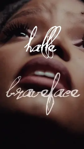 A post by @hallebailey on TikTok caption: braveface. out now.   mv link in bio 🤍
