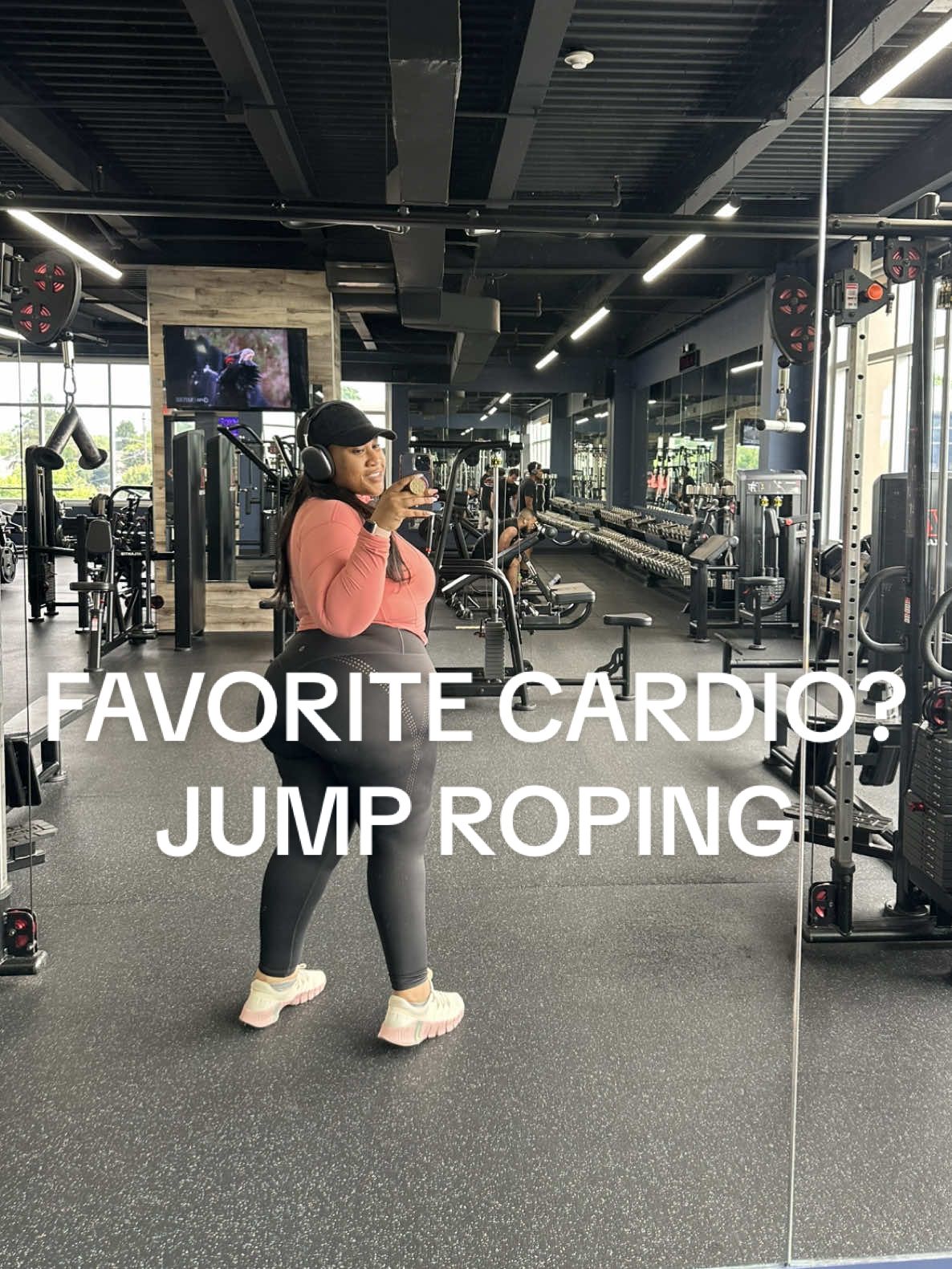 A post by @jeanineraine on TikTok caption: Jump roping used to feel impossible, but I stayed patient with myself and kept showing up. It’s been one of the most rewarding parts of my journey. I’ve built coordination, confidence, and strength I never knew I had. Progress takes time, but it’s always worth it. 💪🏽✨ #jumpropetransformation #weightlossjourney #fitnessmotivation #fitgirl #cardioworkout #jumpropefitness #200poundsdown