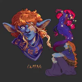 A post by @jibzcos on TikTok caption: Cassia ♥️ #dndart #dndfirbolg #circleofstarsdruid 