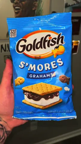 A post by @syrup.sandwitches on TikTok caption: S’mores Gold Fish #fyp #goldfish #smores 