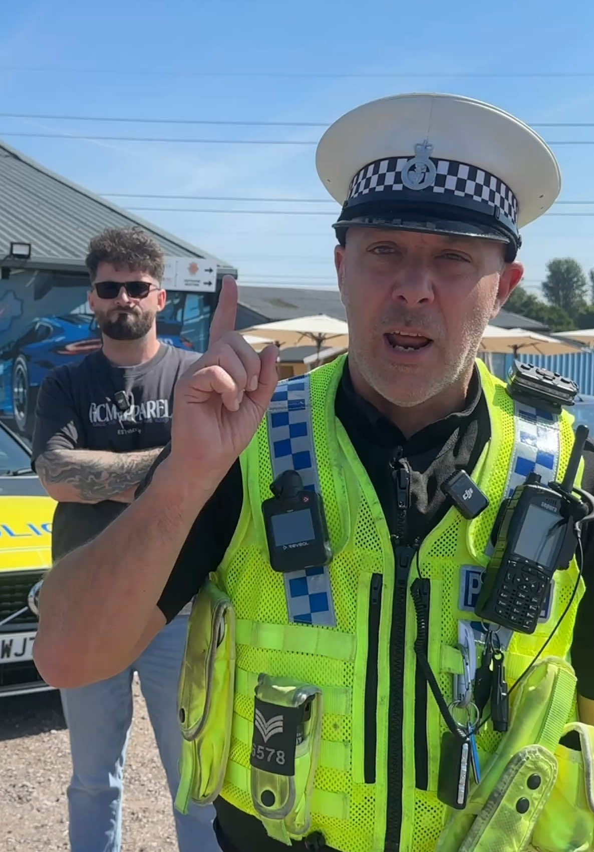 A post by @georgescarmedia on TikTok caption: TikTok we need your help! Has anyone has had community guideline strikes or account ban warning messages unfairly? #police #roadsafety #tiktok #modifiedcars #carscene #help  