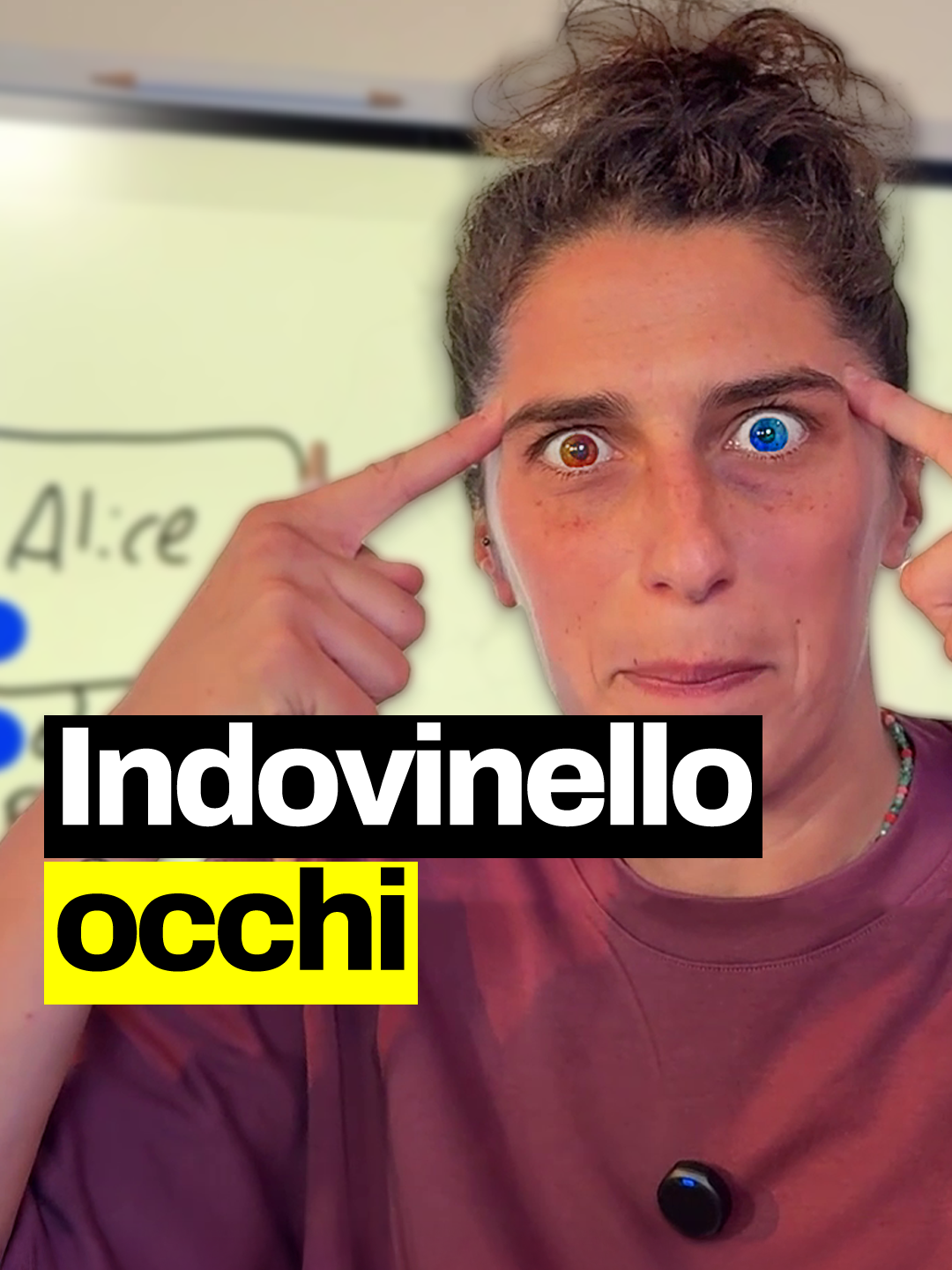 A post by @geopop on TikTok caption: Su un’isola ci sono 20 prigionieri, 10 dagli occhi blu e 10 dagli occhi marroni. L’unico modo che hanno di fuggire è scoprire il colore dei loro occhi, ma è vietato parlarne. Un visitatore però, pronuncia questa frase “Almeno uno di voi ha gli occhi blu!”. Questa frase sembra inutile, eppure li libererà tutti grazie all’induzione matematica e alla conoscienza comune. #geopop #scienze #science #indovinello #matematica