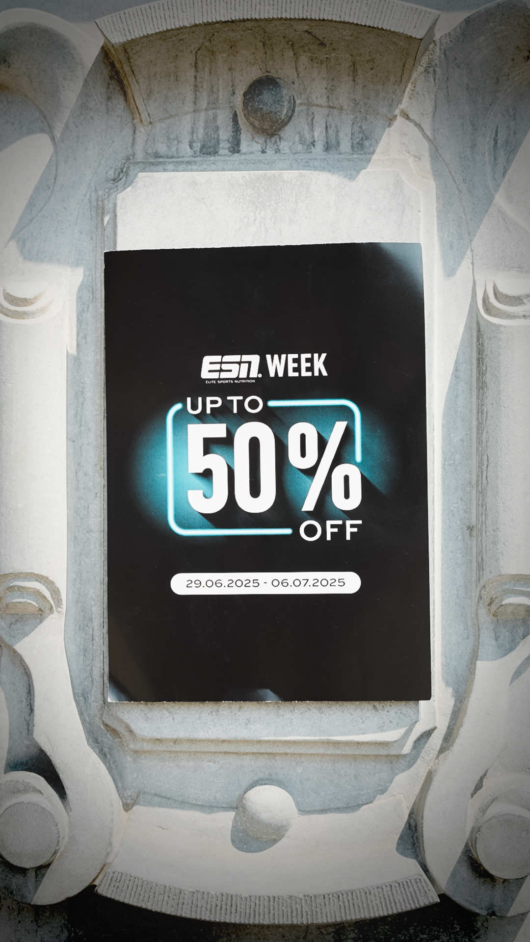 A post by @esncom on TikTok caption: ESN WEEK - bis zu 50% Rabatt 29.06.2025 #ESN #ESNWEEK