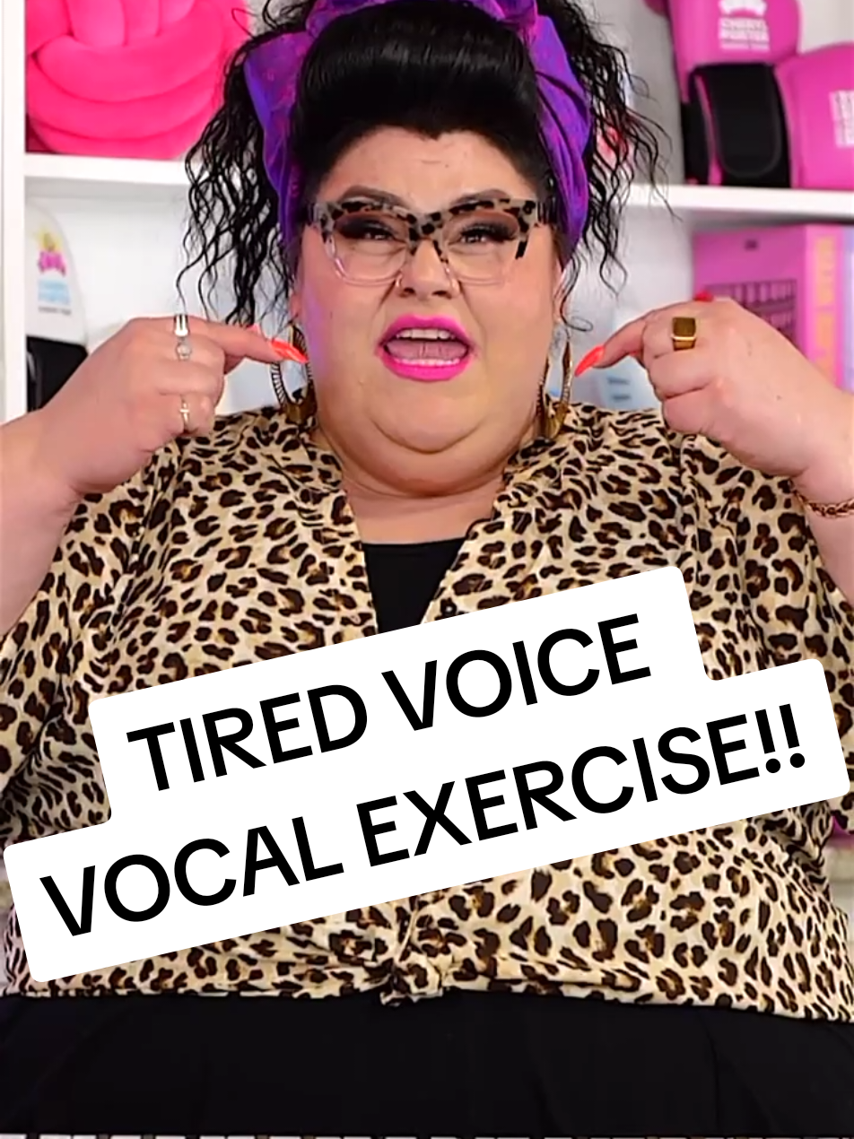 A post by @cherylporterdiva on TikTok caption: Is your voice #tired? This vocal exercise is perfect for you! @Katie Kadan 💕#cheryportervocalcoach #vicalcoach 