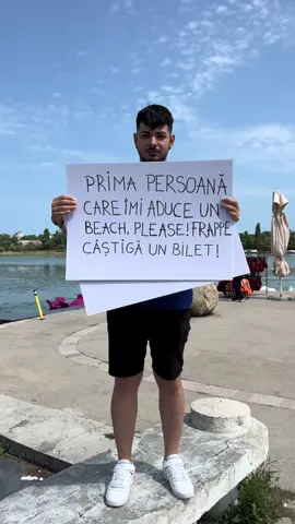 A post by @beachplease on TikTok caption: Cine aduce un Beach, Please! Frappe primeste un bilet #beachplease #showbiz 