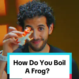 A post by @nasdaily on TikTok caption: how do you boil a frog?  see you tomorrow for Day 5! @AI School for Entrepreneurs 