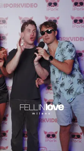 A post by @iporkvideo on TikTok caption: Calma @Ruttovibe, calma 🙌🏻😎 @Luca Bellei 🎤 @GioLight💡  #ipork #iporkvideo #iosonoluca #lucabellei #interviste #bacino #discoteca #fakebody #fellinlove #poglianomilanese #milano 