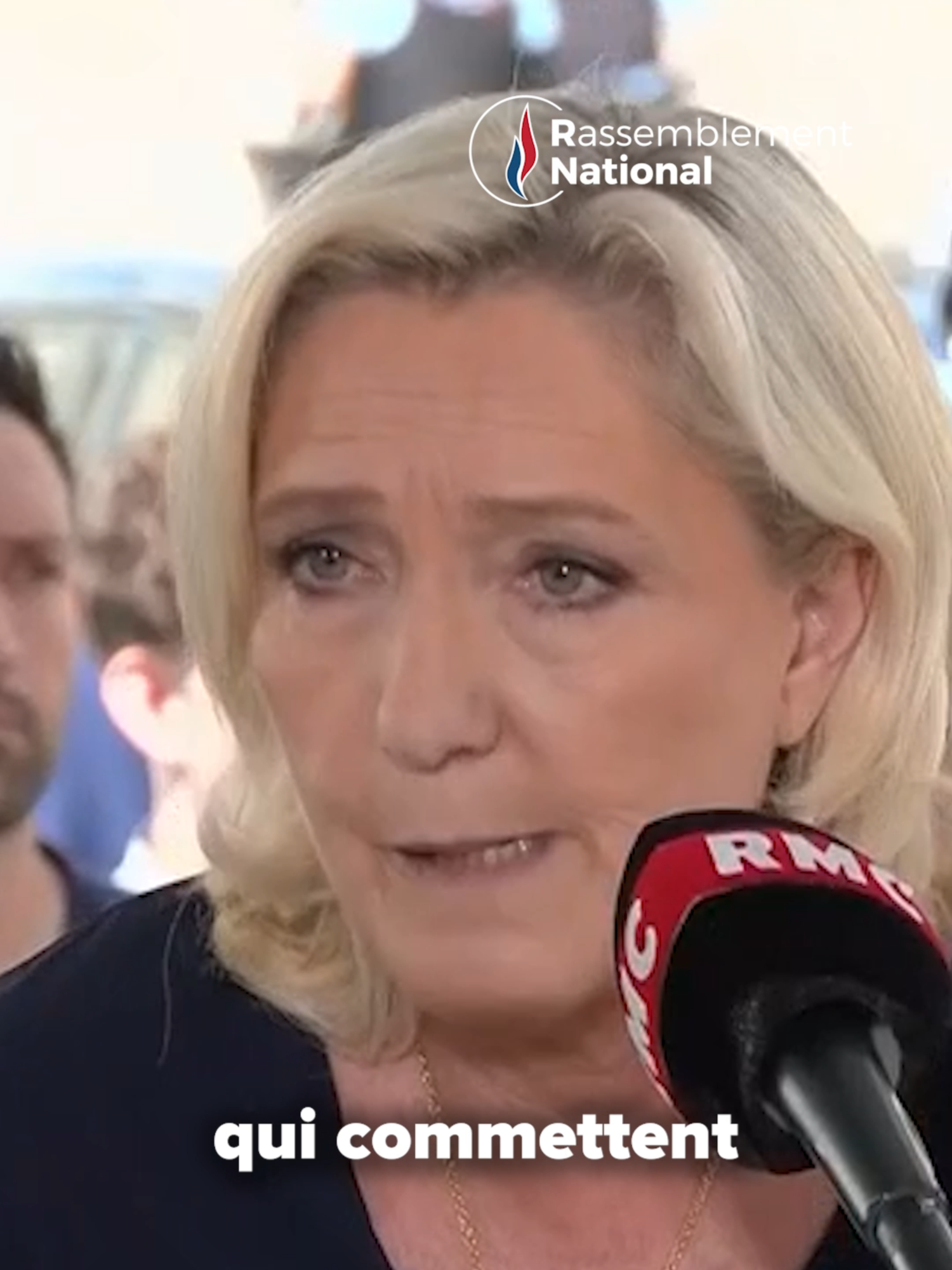 A post by @rnational_off on TikTok caption: Nous sommes les seuls à vouloir agir pour remettre la France en ordre !