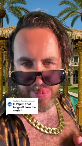 A post by @niallmacmillan on TikTok caption: Replying to @Tata Sorry…..mind of it’s own!  👅 🤪 #tongue #chachaslide #elpapi #loco #niallmacmillan