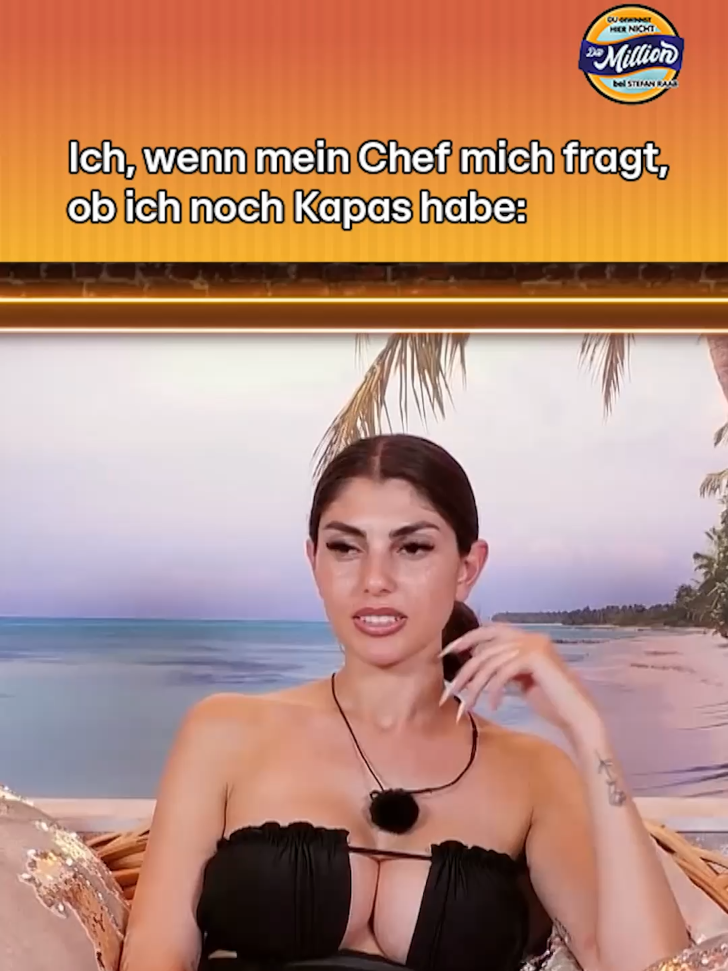 A post by @dghndm.beistefanraab on TikTok caption: Ist das das, was mit transparente Kommunikation auf Augenhöhe gemeint war? 🙂‍↕️ #DGHNDMBSR #DGHNDM#DuGewinnstHierNichtDieMillionBeiStefanRaab #StefanRaab #RTLPlus #RTL #chef