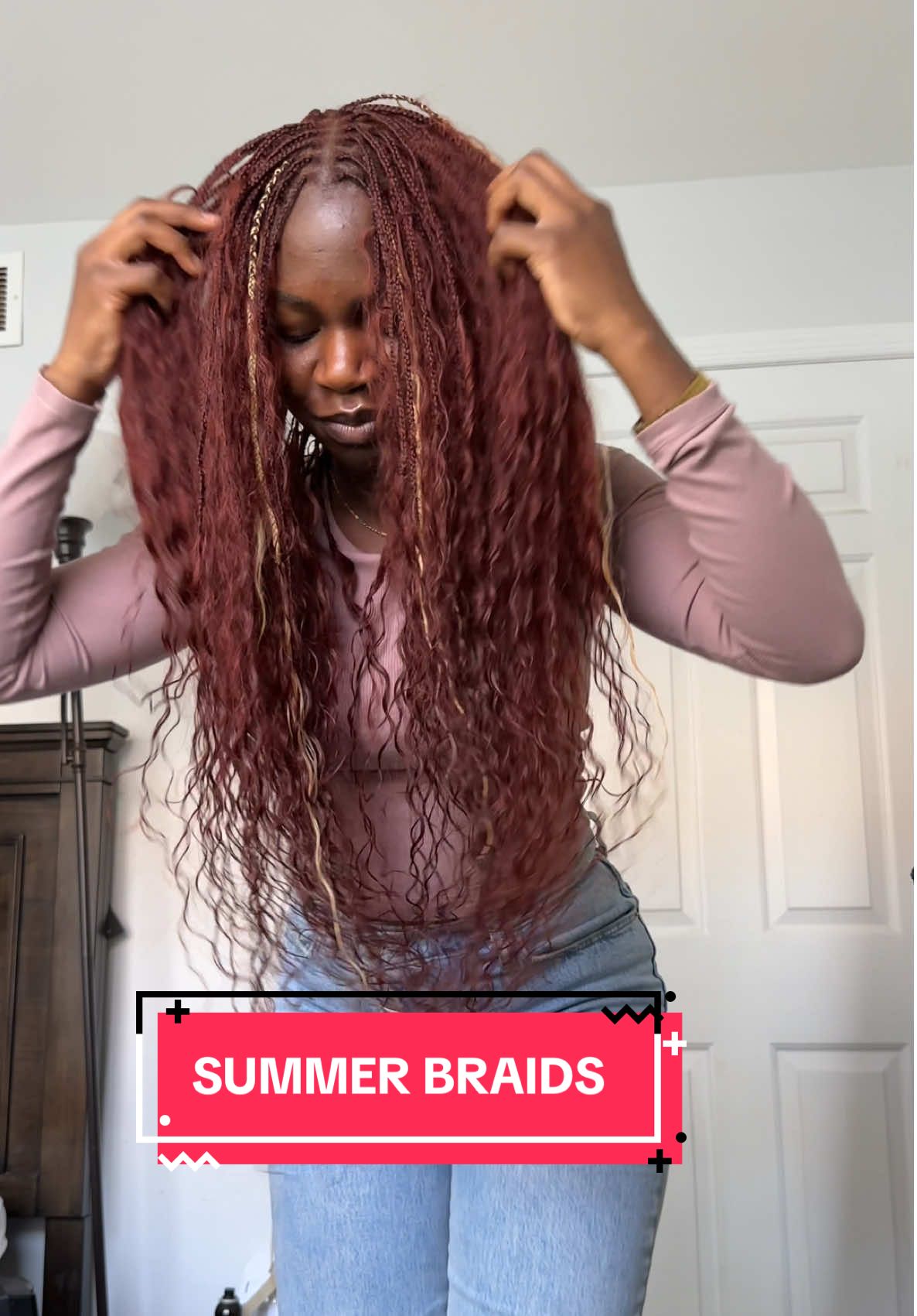 A post by @midahair on TikTok caption: No words, literally obsessed  Texture: loose Deep Wave from Sparkles Hair #humanhairbraids #bohobraids 