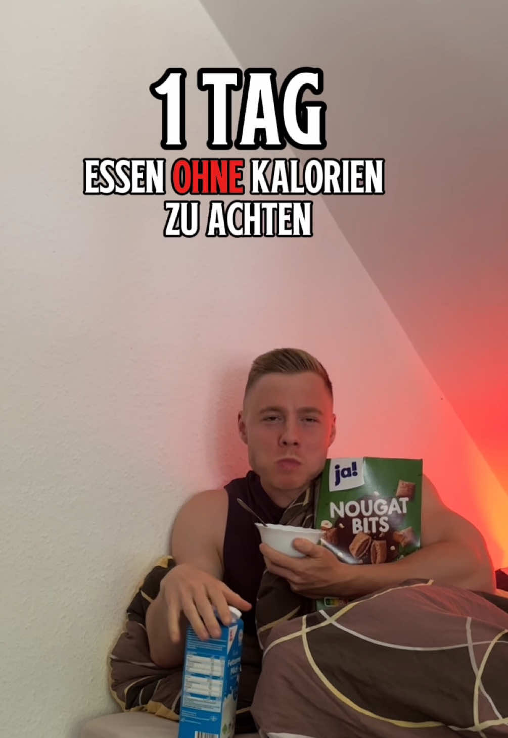 A post by @thegeneticone on TikTok caption: So viel schaffe ich zu essen ohne Kalorienziel #fitness #bodybuilding #vlog #kcal #diät #cheatday 