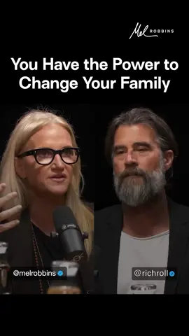 A post by @melrobbins on TikTok caption: Here’s the truth: the most grounded person in the room has the real power. And when you stop reacting, stop bracing, and stop waiting for your family to change, everything shifts. Let Them be who they are. And you decide what kind of energy you bring to the room. Because the family dynamic doesn’t change when they change. It changes when you do. Thank you @Rich Roll for having me on this episode of The Rich Roll Podcast! #melrobbins #richroll #change #motivation