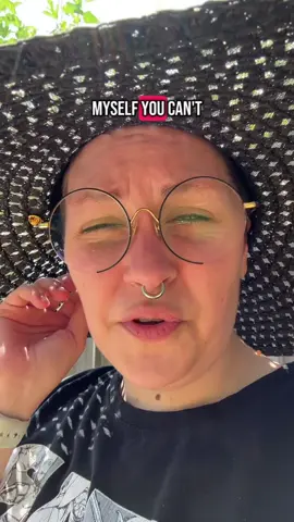 A post by @megbelieve on TikTok caption: My body is tired of this grandpa, but my mind is saying too damn bad 😞 #diy #backyard #disabled #hEDS #POTS #dysautonomia 