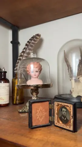 A post by @arachnisophia on TikTok caption: Those things are future Sophia’s problem #darkmaximalism #darkdecor #odditycollection #gothmaximalism #gothicaesthetic #gothicdecor #oddity #antiquestorefinds #Halloween 