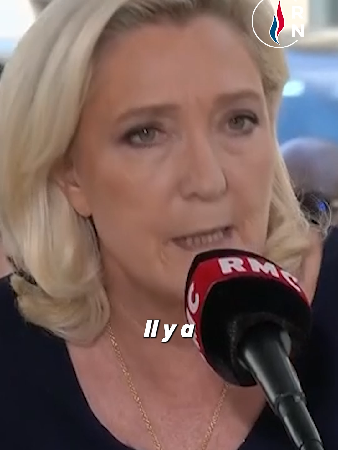 A post by @rnational_off on TikTok caption: Trop longtemps abandonnés par nos gouvernants, les intérêts des Français sont notre unique boussole !