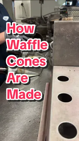 A post by @dylanlemay on TikTok caption: Replying to @Browniegod #wafflecone #icecreamcone #howitsmade 