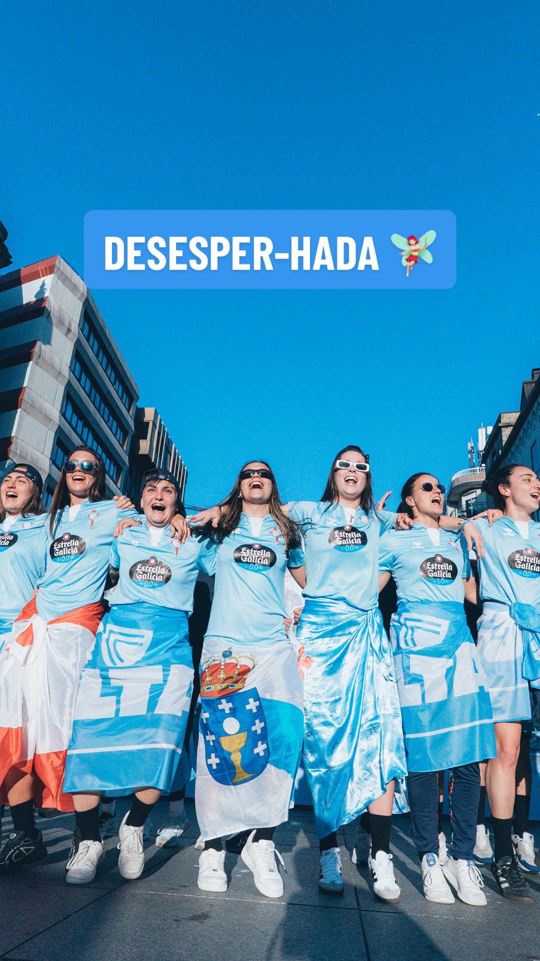 A post by @rccelta on TikTok caption: De todas las hadas me tocó ser esta 🧚‍♀️ #RCCelta #AsCeltas #hadas #futfem #futbolfemenino #TikTokFootballAcademy 