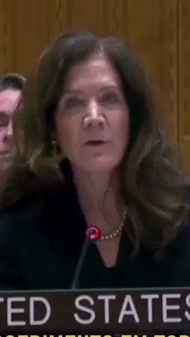 A post by @omarsuleimanofficial on TikTok caption: Oh how every one of these criminals has a freudian slip:  US Ambassador to the UN says that “Israel has also spread chaos, terror, and suffering throughout the region”.