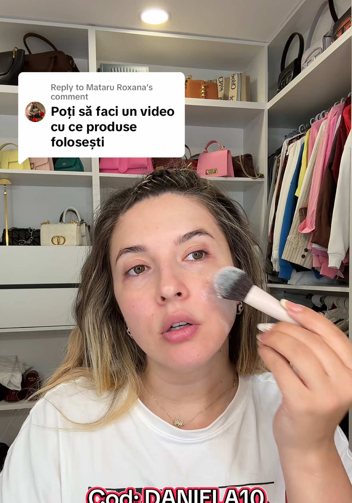 A post by @daniela.iliescu on TikTok caption: Replying to @Mataru Roxana COD: DANIELA10 pe sereskin