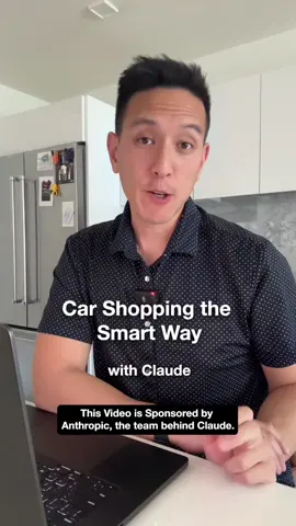 A post by @humphreytalks on TikTok caption: I was dreading car shopping season until I found my secret weapon 🎯 Watch how @Claude by Anthropic transforms the car research game (and any research for that matter). I was able to get market analysis, monthly payment calculations, questions to ask the dealer, and have Claude help me reveal any hidden costs I never considered. #ClaudePartner