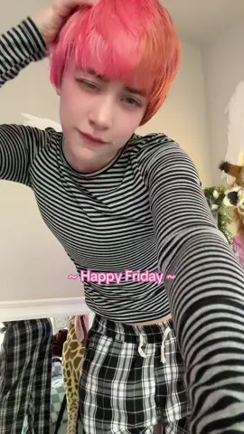 A post by @user12342069911 on TikTok caption: Streaming on YT btw ~ indigowhitetv #femboyfriday 