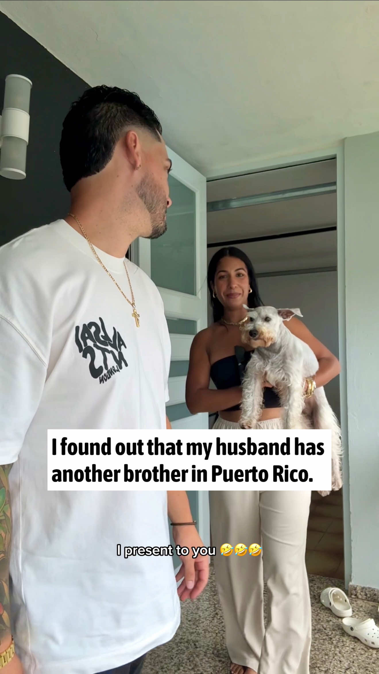 A post by @lovesoreal on TikTok caption: Christian’s just jealous his mom loves Noah more 🤣