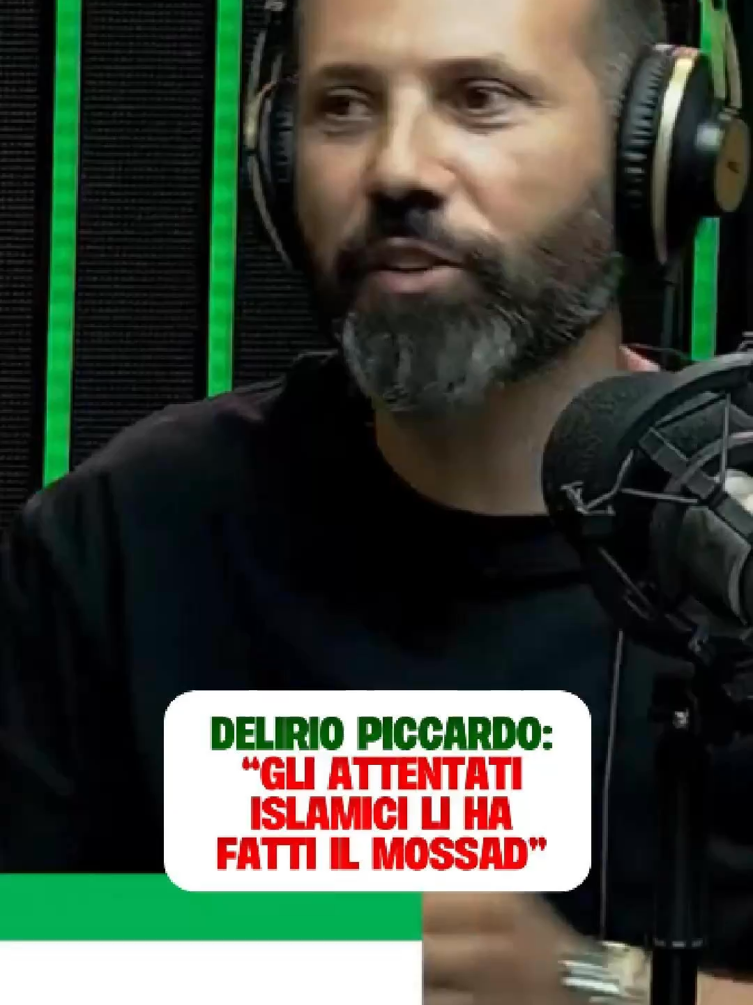 A post by @sardonesilvia on TikTok caption: Sentite l'islamico Piccardo che bestialità riesce a dire. Questi personaggi vorrebbero imporre l'islamismo più estremo in Italia, rendiamoci conto! #piccardo #cruciani #lazanzara #sardone #parenzo #mossad