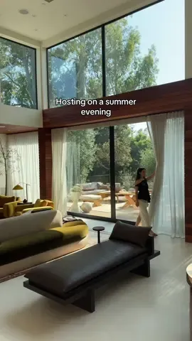 A post by @taniasarin on TikTok caption: Nothing like summer nights on the patio with friends 🫶🏼 #hosting #summerparty #dinnerwithfriends #homedecor #interiors #luxuryfashion 