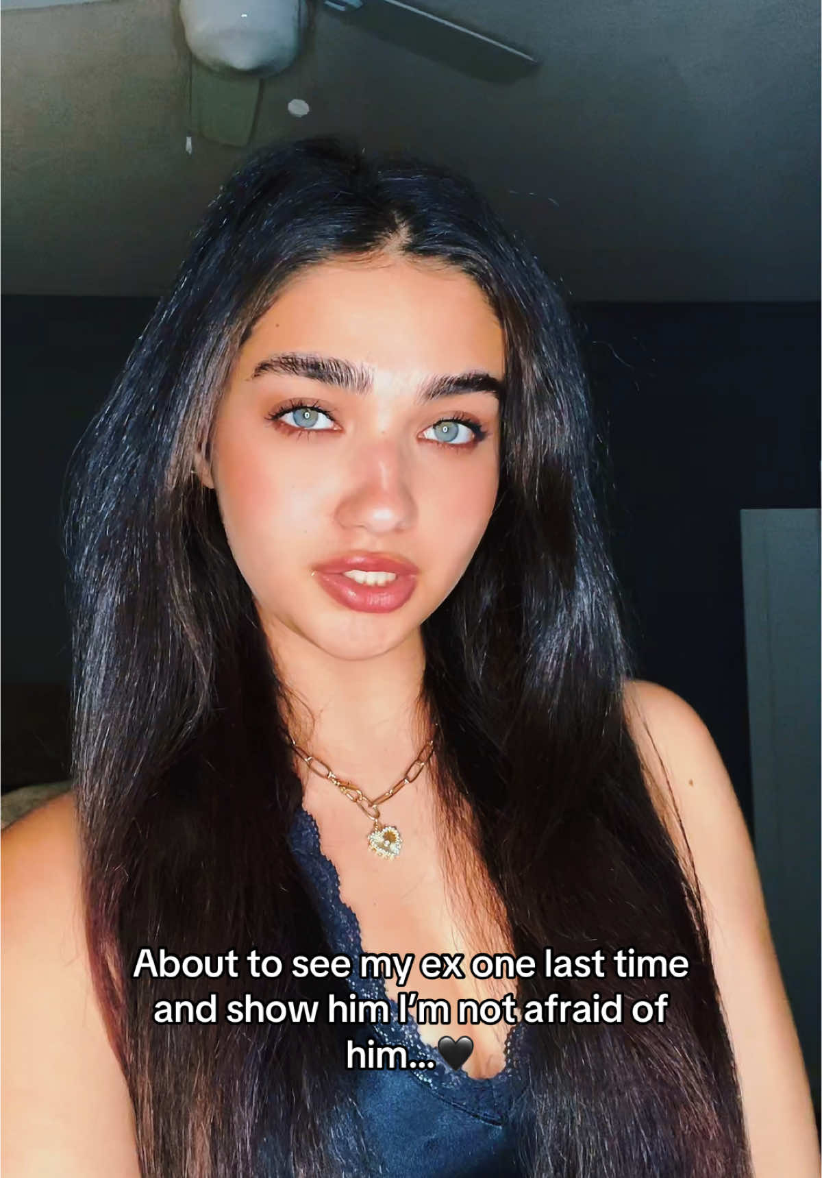 A post by @lala_sadii on TikTok caption: Since his account is gone…not scared anymore 🖤🤭 