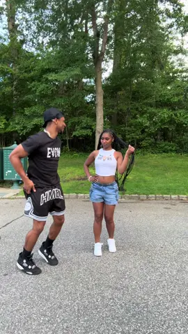 A post by @shafar_sjc on TikTok caption: She tired of me😭❤️ #cupidshuffle #shafar_sjc @Yvette_babyy_ 