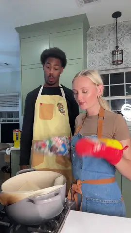 A post by @tinekeyounger on TikTok caption: Today we’re putting a bun in the oven🥰