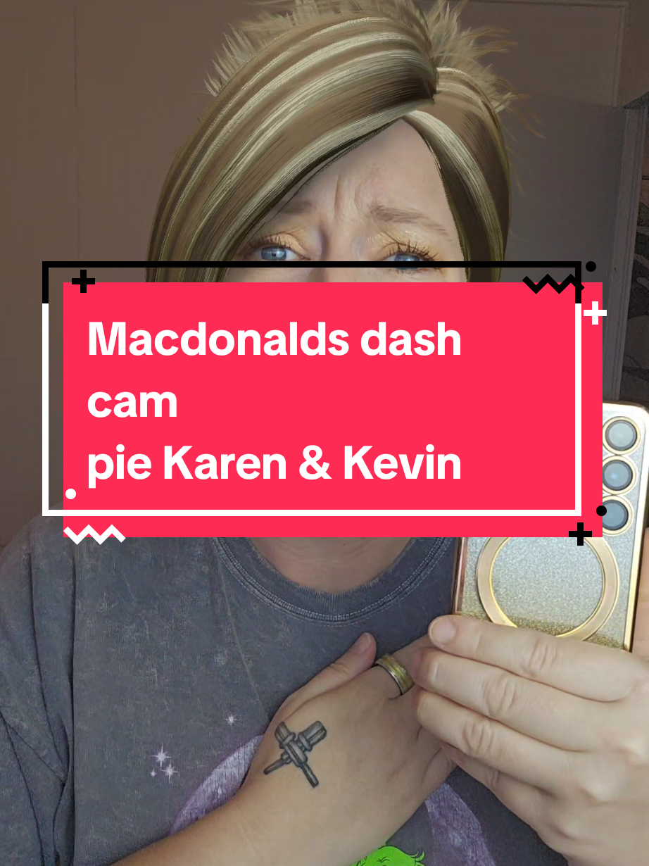 A post by @taylor_saurasrex on TikTok caption: You saw the Macdonalds dash cam pies Karen & Kevin video #pov  #skits #fyp #customersbelike #customerservice #karens #karensgoingwild #manager 