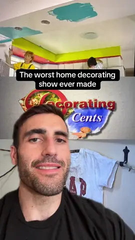 A post by @heartthrobert on TikTok caption: I am now fully addicted to this show. #designingcents #design #designing #homedecor #homedesign Designing Cents on HGTV Miami Room and Kids Overalls 