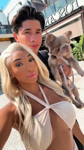 A post by @wildchildbre on TikTok caption: Spend the day with me and my ex boyfriend 🥰 @santos 