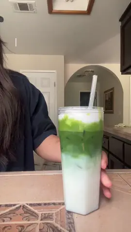 A post by @bbaleysha on TikTok caption: #matcha #matchalatte 