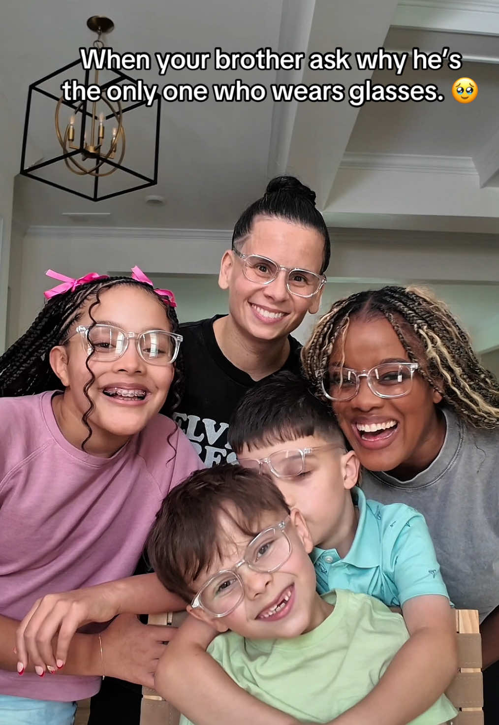A post by @team2moms on TikTok caption: Family! 🤓🫶🏾 #trend #trending 