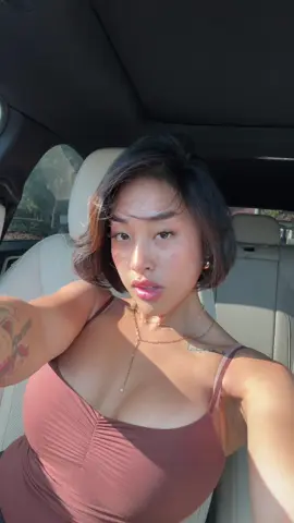 A post by @meagnunez on TikTok caption: Turns out I wasn’t sad, I just needed a haircut💇🏻‍♀️✨ Girly is back in her bob era👀@maressa.hairs2 