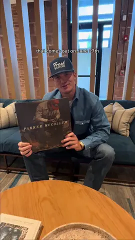 A post by @parkermccollum on TikTok caption: Vinyl is the only place you can get an exclusive version of “Sunny Days” from my new album dropping June 27. Get yours now! 