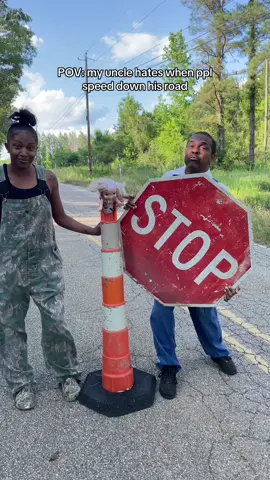 A post by @kamtunechi on TikTok caption: Stop speeding down my uncle road ni 😂😂😂😂😂😂😂